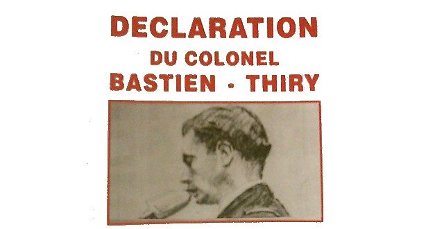 Bastien-Thiry ou l’honneur d’avoir osé