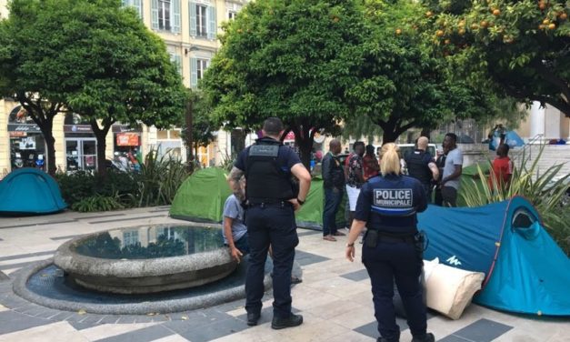 Des campements de migrants en plein centre de Nice !