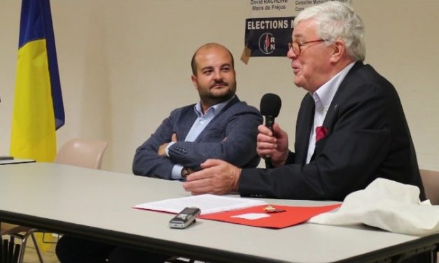Vence : soutien du maire de Fréjus, David Rachline, à Jean-Pierre Daugreilh