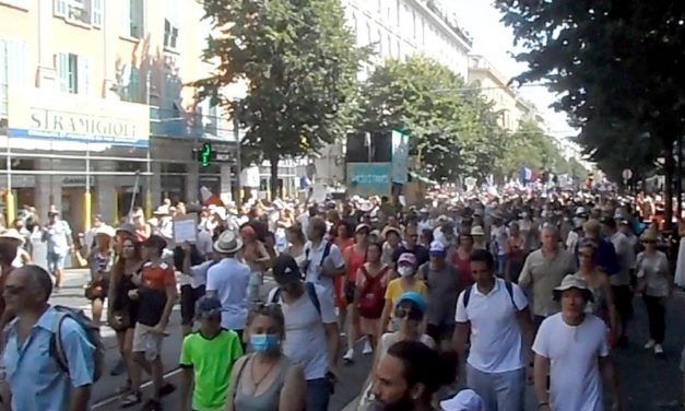 Nouvelle démonstration de force des antipass à Nice ce samedi 14 août