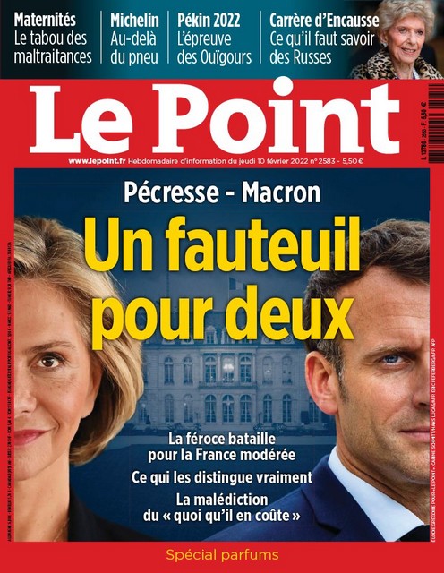 Pécresse - Macron - Le Point - 10 février 2022
