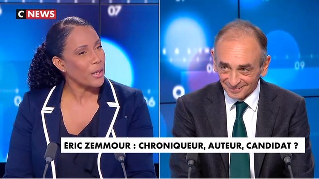 Cnews - Chrstine Kelly - Éric Zemmour