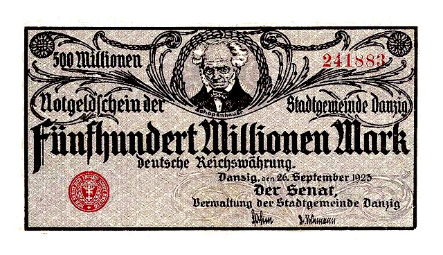 Inflation Allemagne 1923