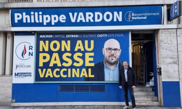 Philippe Vardon dit « Non au passe vaccinal »