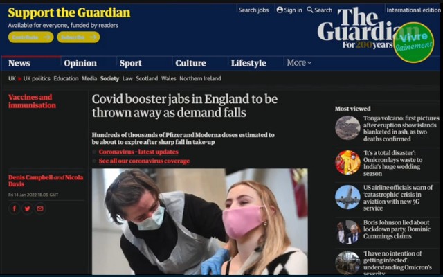 The Guardian - Doses vaccin
