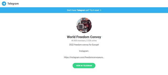 Convoy Europe Telegram