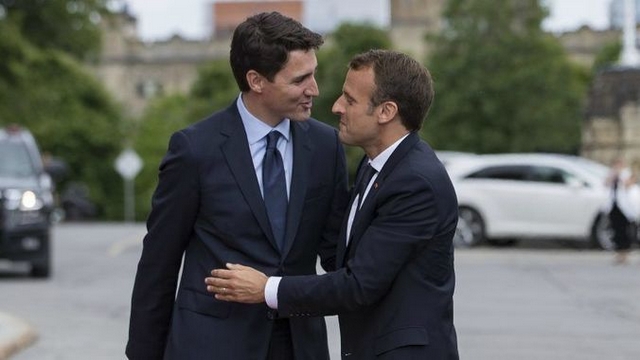 Trudeau - Macron