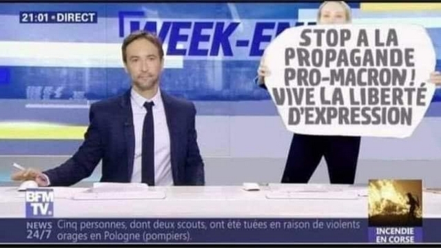 Stop propagande pro-Macron