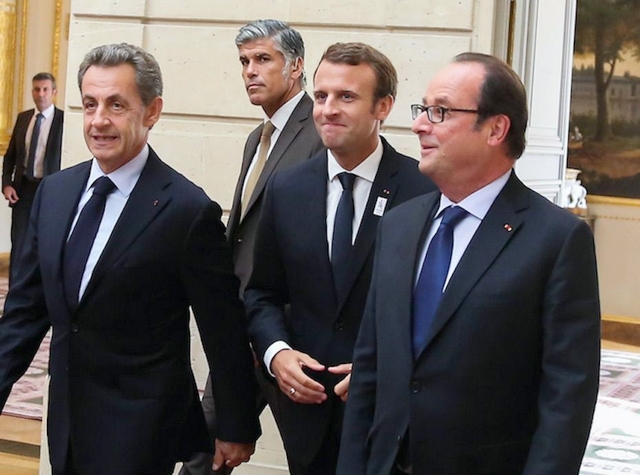 Sarkozy Macron Hollande