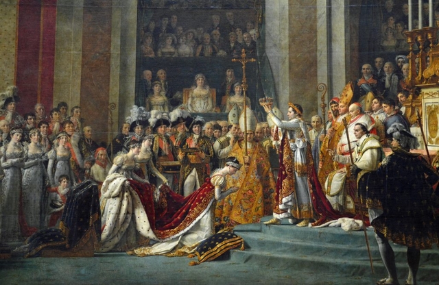 Sacre Napoléon - Tableau David 1804