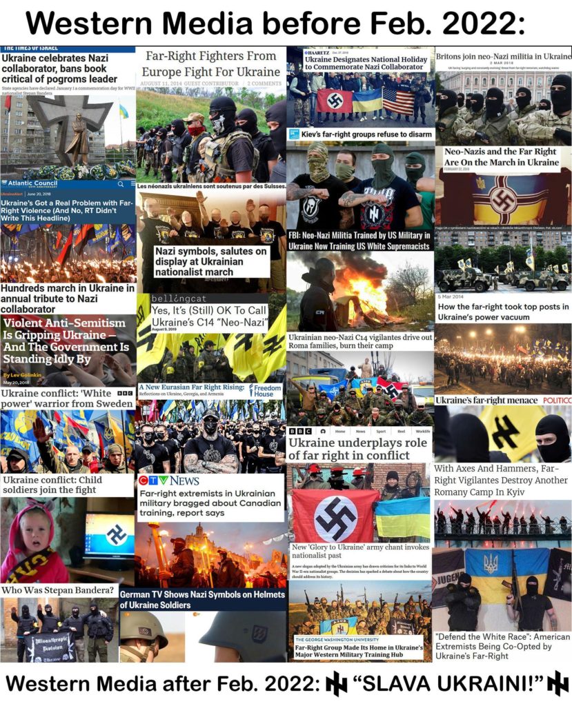 Nazis Ukraine patchwork