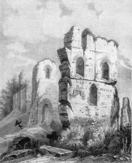 Église Dîme - Ruines 1650