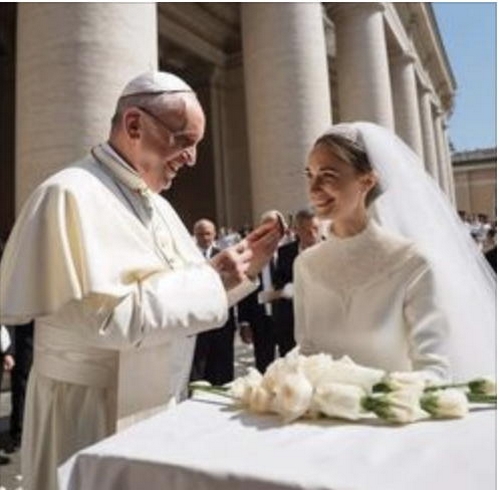 Mariage pape François sœur Eyenga