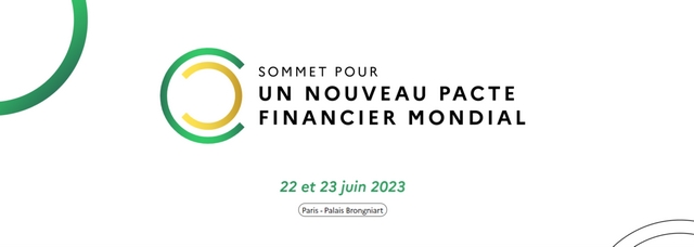 Sommet nouveau pacte financier mondial - Paris Juin 2023