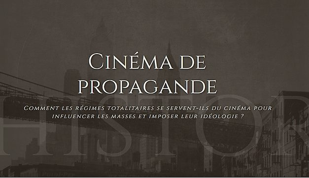 Cinéma de propagande : avec votre argent