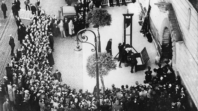 Eugène Weidmann - Exécution publique 1939