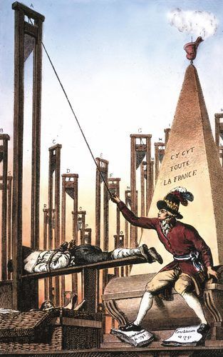 Robespierre guillotiné