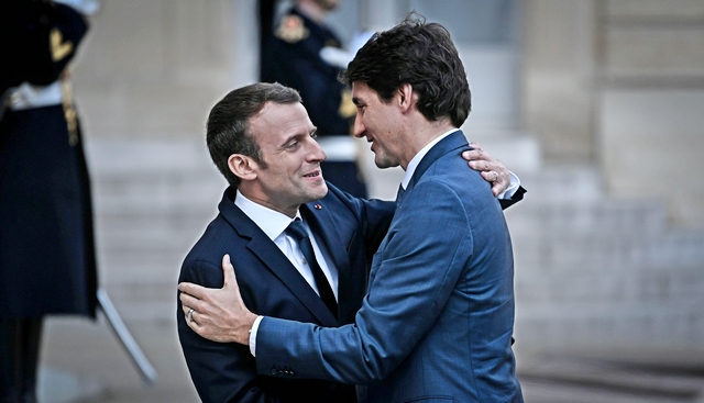 Justin Trudeau - Emmanuel Macron