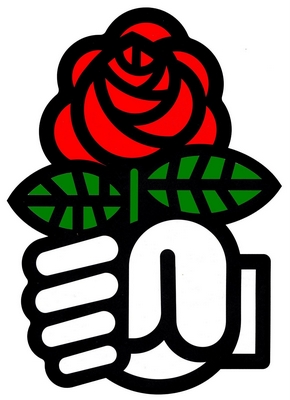 Parti Socialiste - Rose poing