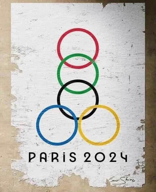 Anneaux olympiques Paris 2024