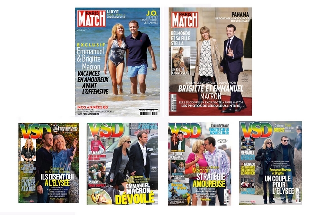 Macron - Presse people