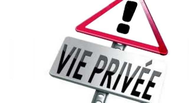 Panneau vie privée