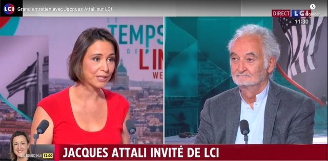 LCI samedi 31 août 2024 - Jacques Attali - Temps Info week-end