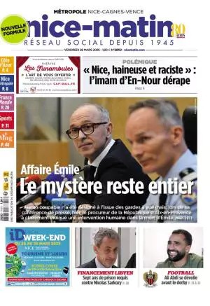 Nice-Matin - 28 mars 2025 - Mahmoud Benzamia - une