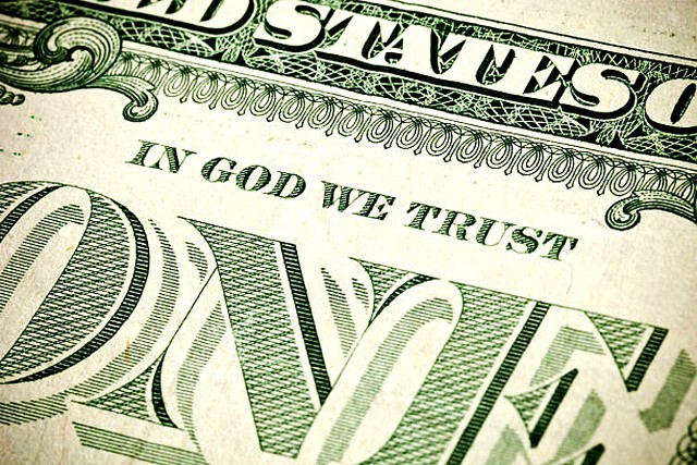 Billet dollar - God trust