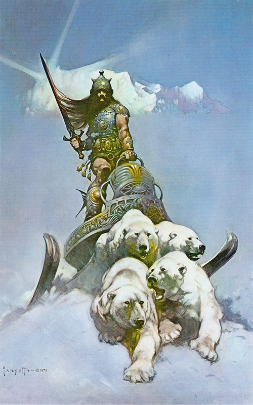 Frazetta - Éric le Rouge - Viking
