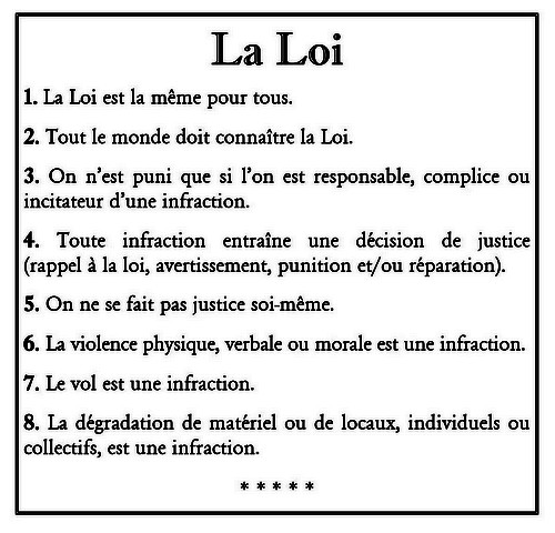 Loi même pour tous Loi même pour tous