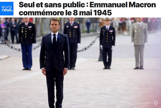 Macron - 8 mai 1945 Macron - 8 mai 1945
