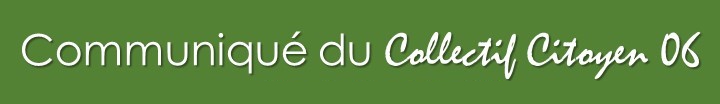 Communiqué Collectif Citoyen 06