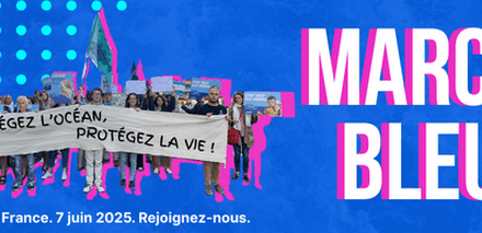 7 juin 2025 :<br>Marche Bleue à la Conférence des Nations Unies sur les Océans (<span class="caps">UNOC</span>)
