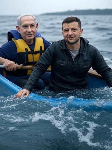Netanyahu Zelinsky - Barque coule