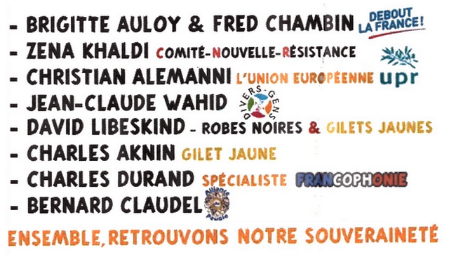 Patriotes Souverainistes - Nice - 29 mai 2025 - Participants