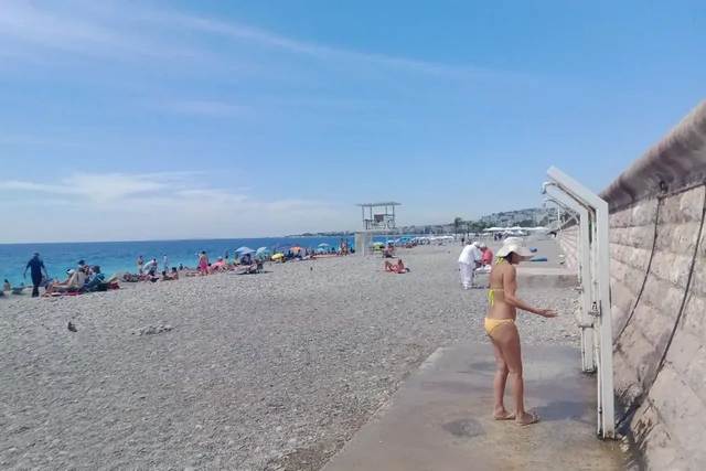 Douches de plage