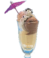 Glace - Ombrelle décorative