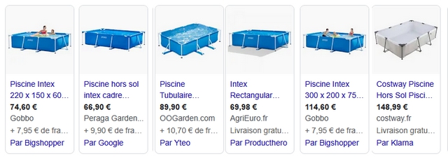 Piscines hors sol