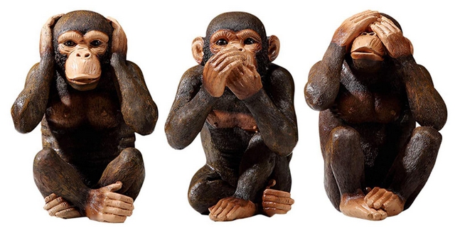 Trois singes