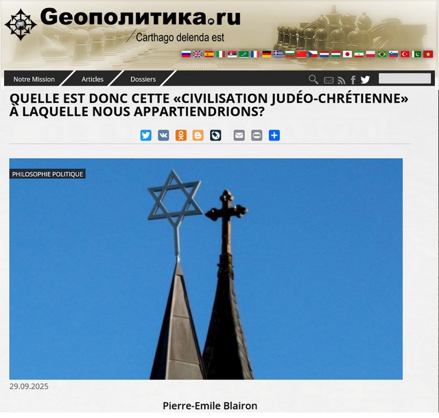 geopolitika.ru - Reprise article PEB