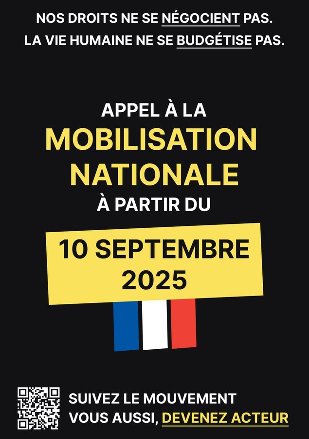 Bloquons tout - À partir du 10 septembre