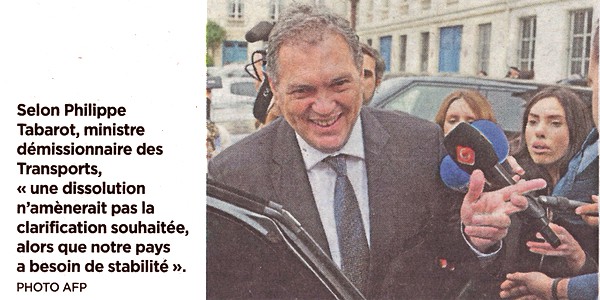 Nice-Matin - 7 octobre 2025 - Philippe Tabarot