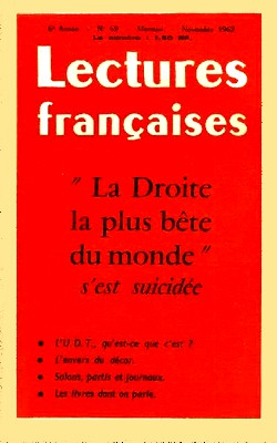 Droite plus bête du monde - Lectures Françaises