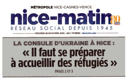 Réfugiés ukrainiens sur la Côte d’Azur