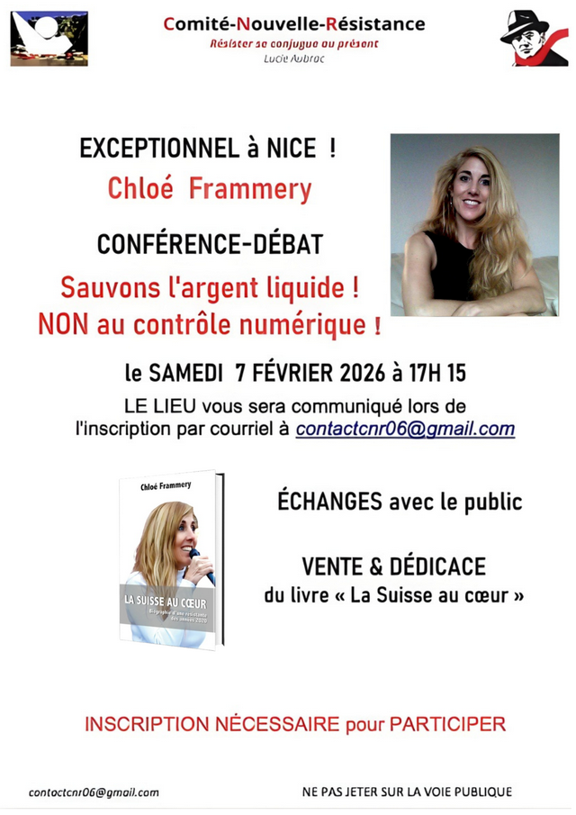 Chloé Framery - Conference Nice - 7 février 2026