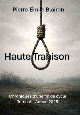 Pierre-Émile Blairon - Haute trahison - couverture