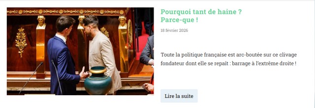 Pourquoi tant de haine - Parce-que