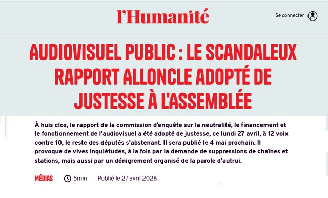L_Humanité - Rapport Lalloncle