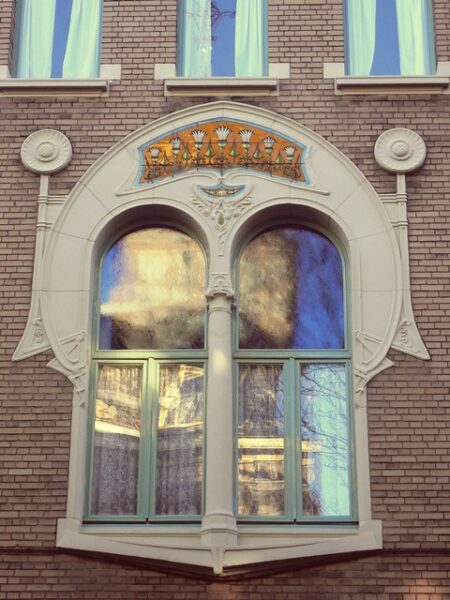 Une façade Art nouveau à Anvers